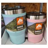 2 PC OZARK TRAIL TUMBLERS
