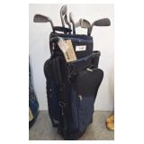 GOLF BAG W/ MENS RIGHT HAND CLUBS