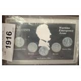 WARTIME 1943 STEEL CENT SET