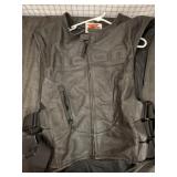 LEATHER MOTOCROSS VEST