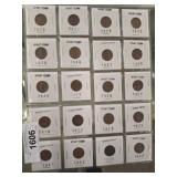 20 PCS WHEAT PENNIES