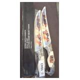 2 HORSE THEMED DAGGERS