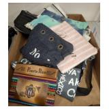 GROUP OF HAND BAGS, CLUTCHES, MISC