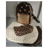 4 PC HAND BAGS