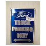 FORD PARKING METAL SIGN   8X12
