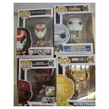 POP FUNKO AVENGERS AND ASSORTED BOBBLE HEADS