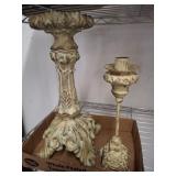 2 PC CANDLE STICK HOLDERS
