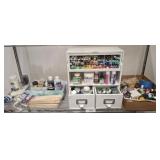 PAINT AND ASSORTED CRAFTING SUPPLIES
