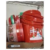 CHRISTMAS BUCKETS