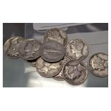 10 MERCURY DIMES