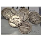 10 MERCURY DIMES