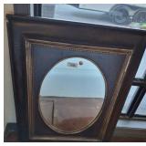 FRAMED BEVELED MIRROR