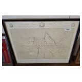 THE FRENCHMANS MAP WILLIAMSBURG VA, 30X24