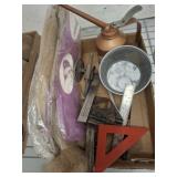 OIL CAN, BRASS CANON, QUICK SQUARE