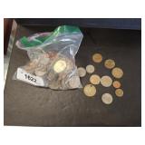ASSORTED FOREIGN COINS