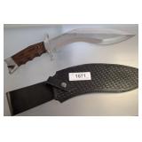 HIBBEN CUSTOM BOWIE KNIFE IN SHEATH
