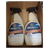 2 BOTTLES MICRO GOLD SPRAY