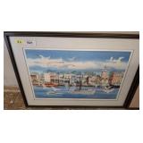 JOHN HENRY GEORGETOWN WATERFRONT PRINT 30X22