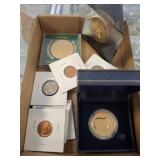 COINS AND MEDALS ASSORTED