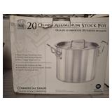 20 QT ALUMINUM STOCK POT