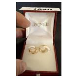 PAIR 14 K EARRINGS