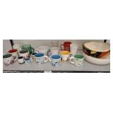 MISC MUGS, BOWLS,
