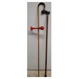 2 PC WALKING STICKS