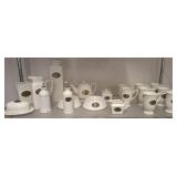 TLH CANISTERS, MUGS, TEA SET