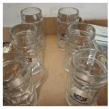 GERMAN BEER STEINS GLASS
