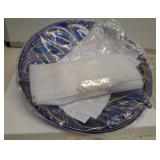 GLASS DESIGN DECK MOUNTED BIRD BATH