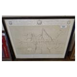 THE FRENCHMANS MAP WILLIAMSBURG VA, 30X24