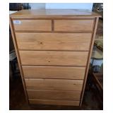 7 DRAWER PINE CHEST