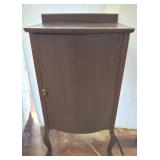 BALL AND CLAW VINTAGE RECORD CABINET