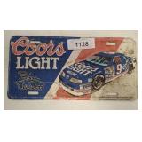 COORS LIGHT NASCAR LICENSE TAG