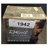 ROTWEIL 12 GA 4 SHOT 25 RDS SHOT SHELLS