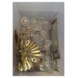 WALL SCONCES, METAL FAN WALL DÉCOR