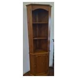 CORNER SHELF W/ BOTTOM CABINET