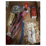 ASSORTED GOLF ACCESSORIES, TEES, SPIKES, MISC