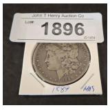 1889 MORGAN SILVER DOLLAR