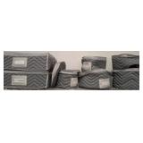 GROUP OF DISH TRAVEL CONTAINERS