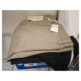 DOCKERS AND LEVIS SIZED 38X32 PANTS, SOME WITH