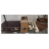 BRIEFCASE, GOLD KIT, SEALING TOOL, BUCKET
