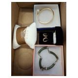 EARRINGS AND BRACELET