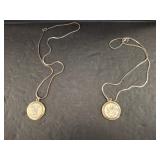 2- 2GR ROUNDS IN BEZZLE AND NECKLACES