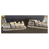 GEORGIA MARBLE COAL TRAIN FIGURINE