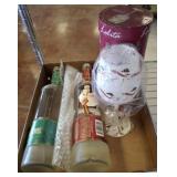 ELVIS AND MARILYN COLLECTOR BOTTLES, STEMWARE