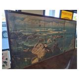 MARKER 350 VERY LARGE* OCEAN SCENE