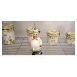 CHEF KITCHEN DÉCOR CANISTERS AND MISC