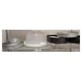 PIE PANS, CAKE CARRIER