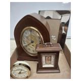 GE MANTLE CLOCK, WESTCLOX, MISC